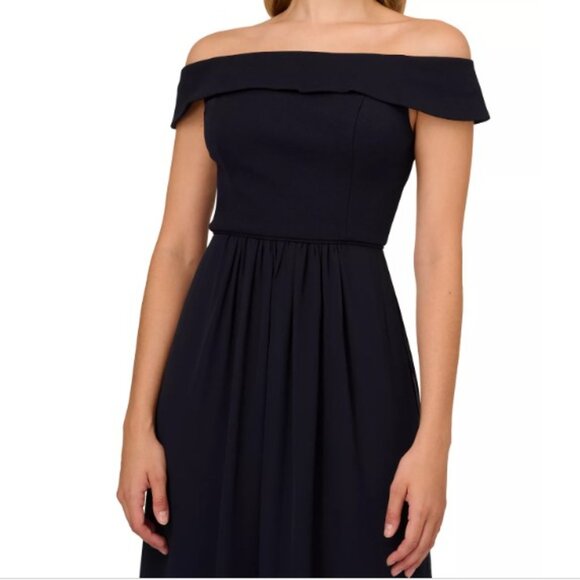 Adrianna Papell Off The Shoulder Gown - Picture 3 of 3